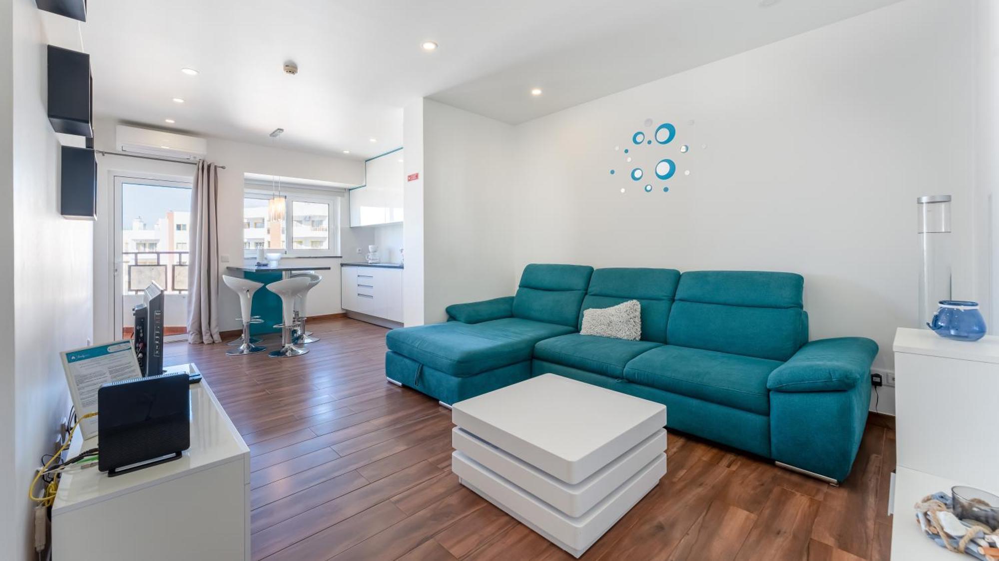 Serene Blue 1 Bdr Flat With Balcony By Lovelystay Portimão Eksteriør bilde